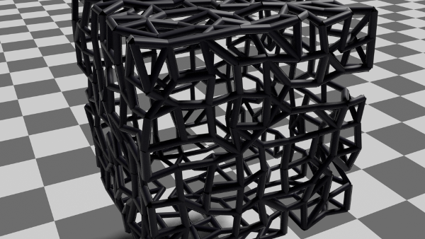 animation node cube cluster