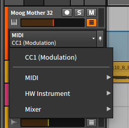 bitwig cc lfo modulation