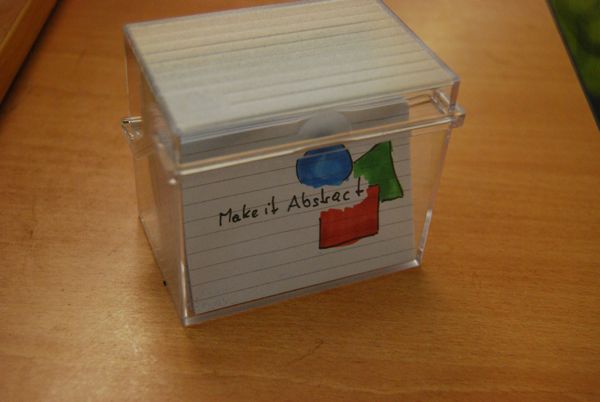 idea card box