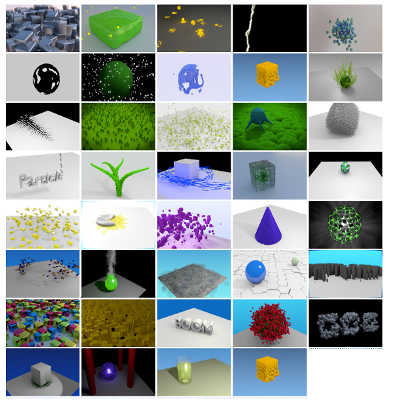 blender particle experiment gallery