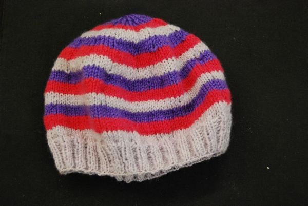 a knit hat