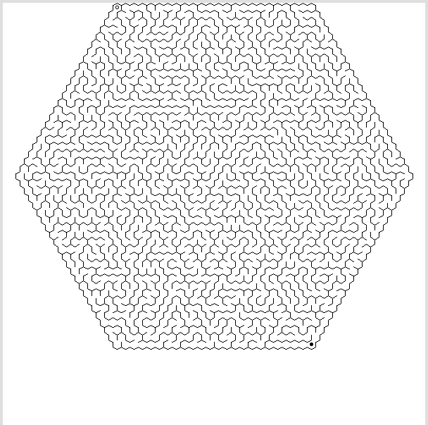 hexagonal labyrinth