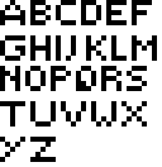 pixelfont big